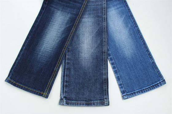 10.8 Una volta di suprema qualità crosshatch slub stretch denim tessuto per uomini jeans
