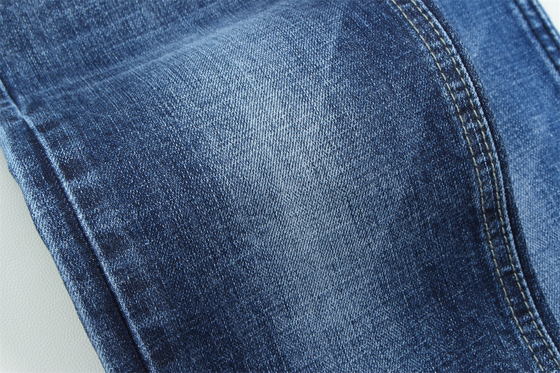 10.8 Una volta di suprema qualità crosshatch slub stretch denim tessuto per uomini jeans