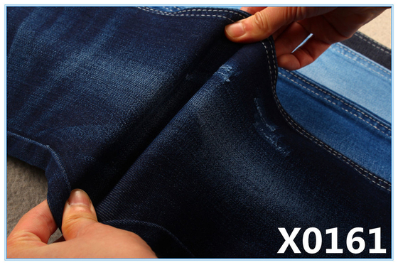 Indigo Blu Tessuto di denim a stretta alta per jeans