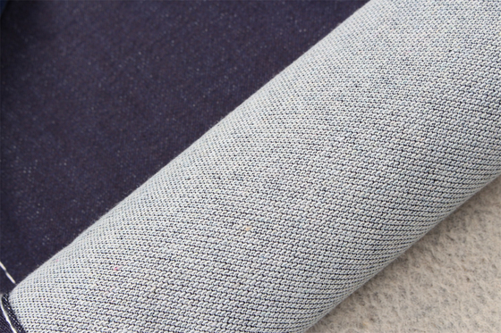 Falsamente a maglia di cotone poliestere rayon spandex Terry denim tessuto per jeans