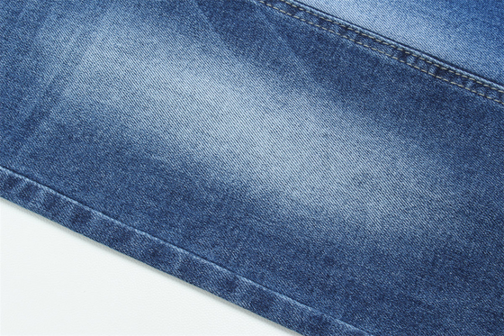 Tessuti di cotone poliestere a doppio nucleo spandex jeans denim