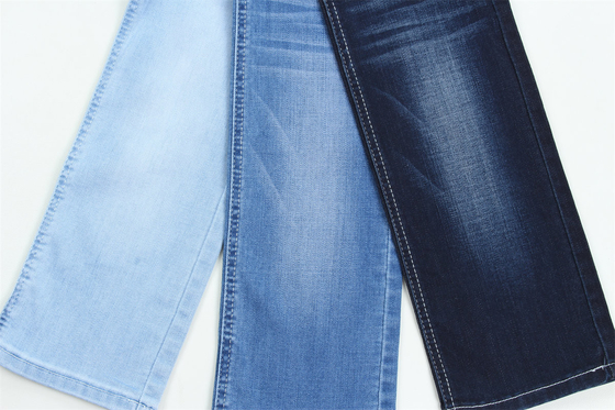 10 Una volta Dobby cotone poliestere spandex stretchy jacquard denim tessuto per jeans