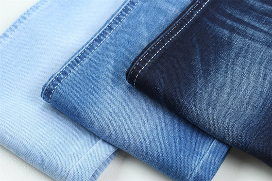 10 Una volta Dobby cotone poliestere spandex stretchy jacquard denim tessuto per jeans