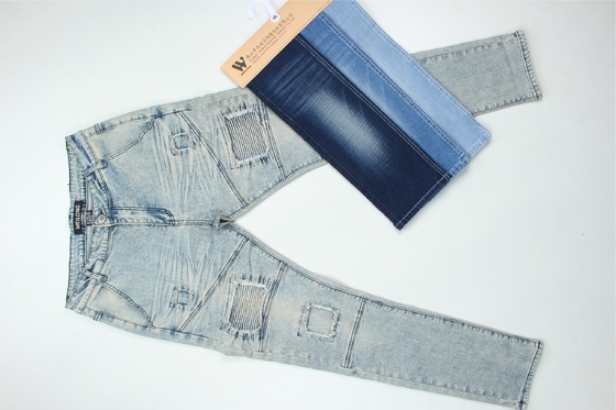 190cm di larghezza anello slub stretch stoffa denim per uomini jeans