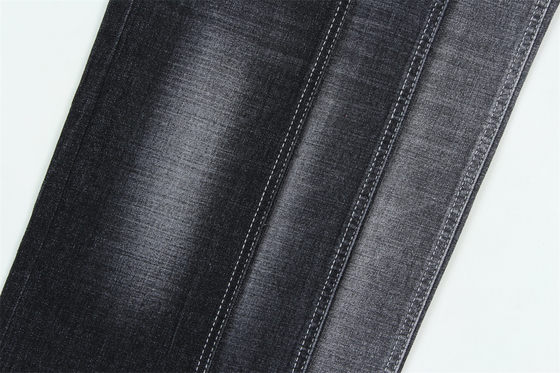 190 Cm Ring Slub Sulfuro Nero Stretch Stoffa Denim Per Uomini Jeans