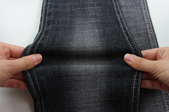 190 Cm Ring Slub Sulfuro Nero Stretch Stoffa Denim Per Uomini Jeans
