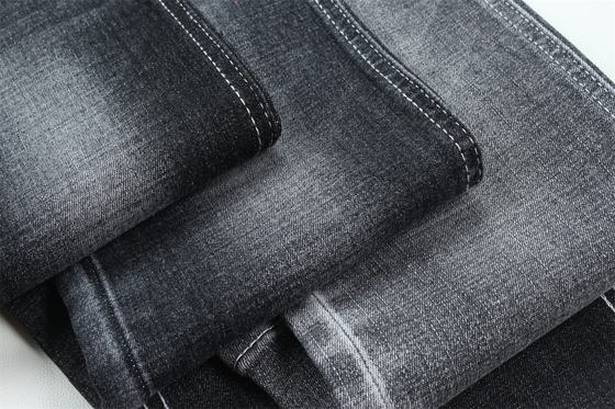 190 Cm Ring Slub Sulfuro Nero Stretch Stoffa Denim Per Uomini Jeans