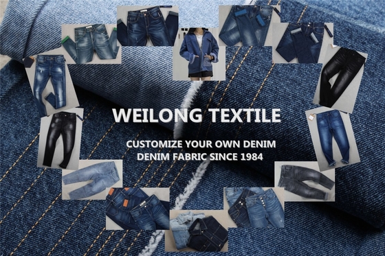 Popolare 9 Oz di cotone poliestere stoffa denim Jean Stoffa tessile