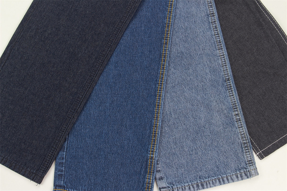 Peso leggero 7.5 Una volta 190 cm 100% cotone rigido jeans camicie denim tessuto