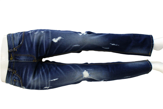 Plastico di cotone, poliestere, rayon, elastano, stretch, denim da uomo, jeans