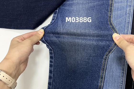 11.5 oz Blu scuro e crosshatch Slub tessuto jeans denim tessuto normale finitura