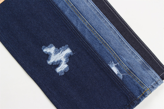 190cm Indigo Blu Poliestere Tissu rigido di cotone per jeans