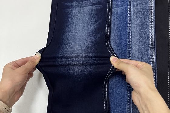 Blu scuro Nero Dottore Good Stretch Tessuto Denim Per Jeans