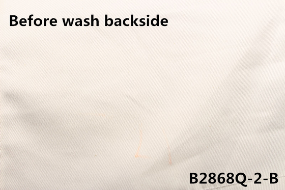 7.6OZ PFD cotone poliestere spandex tessuto bianco denim per donne jeans