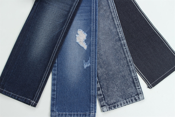 12.1 Oz Fate una recinzione a mano destra 3x1 con una ricca consistenza superficiale cotone poliestere spandex jeans tessili TR tessuti denim