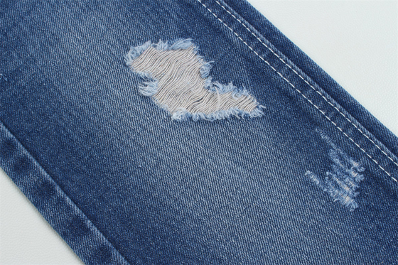 12.1 Oz Fate una recinzione a mano destra 3x1 con una ricca consistenza superficiale cotone poliestere spandex jeans tessili TR tessuti denim