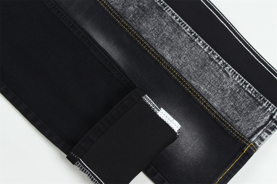 10 once nero nero Good Stretch tessuto denim per jeans