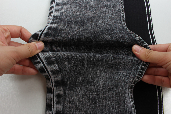 10 once nero nero Good Stretch tessuto denim per jeans