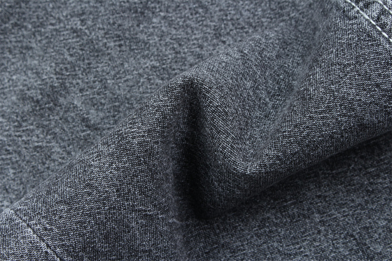 5 once 100% cotone nero colore rigido jeans denim tessuto per camicie