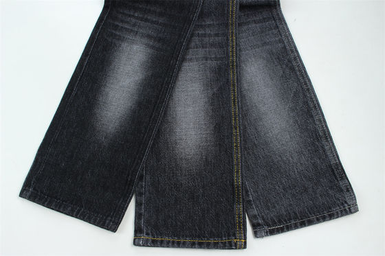 100% cotone 12 una volta vergine cotone rigido denim tessuto per jeans nero scuro