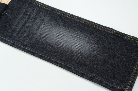100% cotone 12 una volta vergine cotone rigido denim tessuto per jeans nero scuro