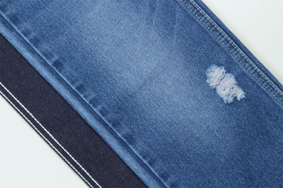 10 oz di stoffa denim rigida 100% C per il marchio Stile jeans Boyfriend Stile Soft Handfeel Super Blu scuro Colore