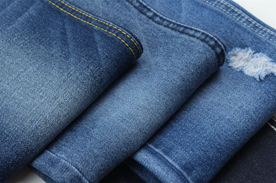 10 oz di stoffa denim rigida 100% C per il marchio Stile jeans Boyfriend Stile Soft Handfeel Super Blu scuro Colore
