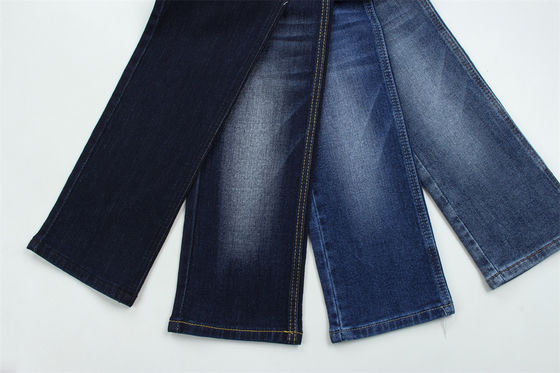 10oz tessuto speciale di denim tessuto con striscia di curvatura pesante per gli uomini jeans cotone poliestere spandex tessuto di denim Cina fabbrica