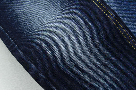 10oz tessuto speciale di denim tessuto con striscia di curvatura pesante per gli uomini jeans cotone poliestere spandex tessuto di denim Cina fabbrica