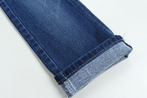10oz tessuto speciale di denim tessuto con striscia di curvatura pesante per gli uomini jeans cotone poliestere spandex tessuto di denim Cina fabbrica