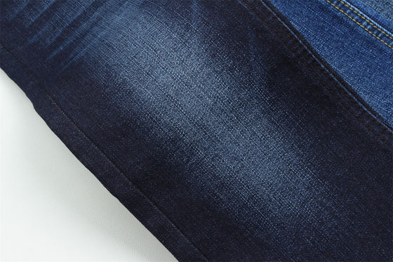 12 Oz Tessuto Denim a bassa elasticità per jeans da uomo, ordito irregolare, 160 cm di larghezza
