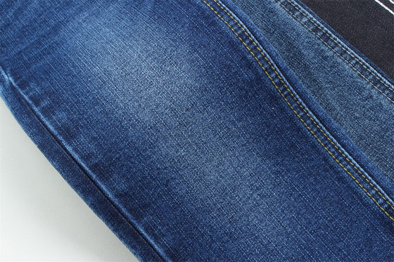 12 Oz Tessuto Denim a bassa elasticità per jeans da uomo, ordito irregolare, 160 cm di larghezza