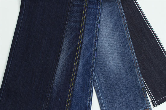 Sanforizing tessuto speciale di cotone poliestere spandex slub stretch denim tessuto