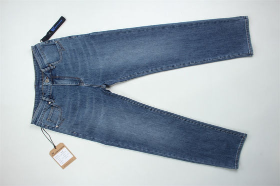Tessuto denim jacquard Full Lycra Dobby da 11 once per jeans