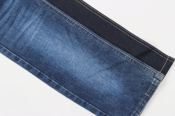Tessuto denim elasticizzato slub in misto cotone, poliestere e spandex di alta qualità per jeans, per il Sud America