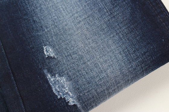 Tessuto denim elasticizzato slub in misto cotone, poliestere e spandex di alta qualità per jeans, per il Sud America