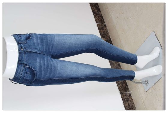 Blu scuro tessuto di denim per bambini e donne jeans