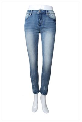 Tessuto Denim Lycra Pieno per Jeans da Donna