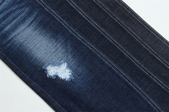 Tessuto Denim 100% Cotone Tinto in Corda per Jeans Classici da Uomo