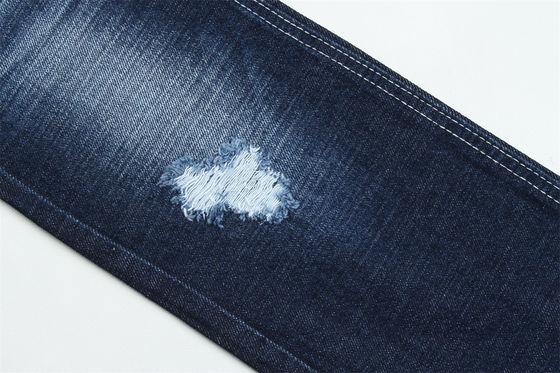 Tessuto Denim 100% Cotone Tinto in Corda per Jeans Classici da Uomo