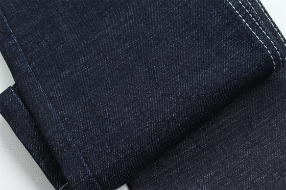 Tessuto Denim 100% Cotone Tinto in Corda per Jeans Classici da Uomo