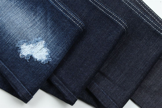 Tessuto Denim 100% Cotone Tinto in Corda per Jeans Classici da Uomo