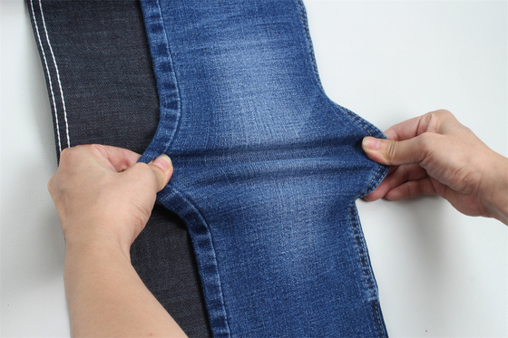 10 oz crosshatch slub cross slub Super High Stretch Denim Fabric per uomini jeans o donne jeans stile sudamericano