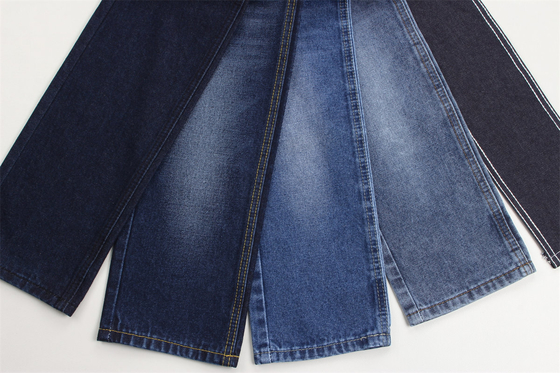 Tessuto Denim Super Blue da 10 oz Rigido 100% Cotone Per Jeans Stile Boy Friend, Sensazione Morbida, Jeans da Donna Estivi In Saldo