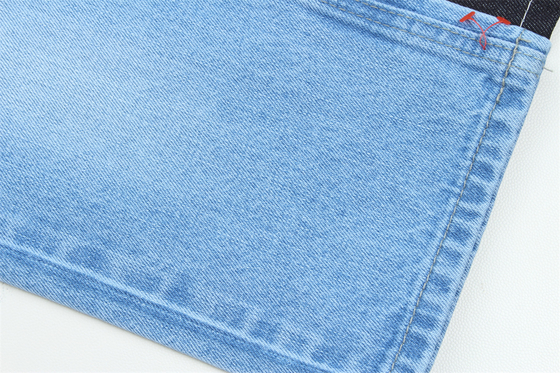 Tessuto denim 100% cotone da 12,5 once per jeans, 424 gsm, blu scuro