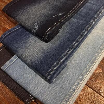 100% di cotone 10 oz di peso senza allungamento tessuto denim per uomini e donne