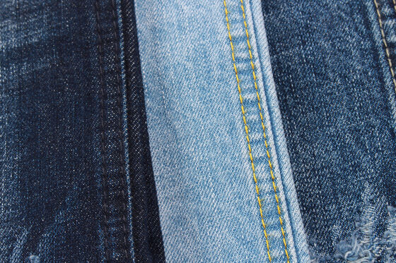 12 oz 100% di cotone jeans cross hatch Slub Sanforizing jeans tessuto