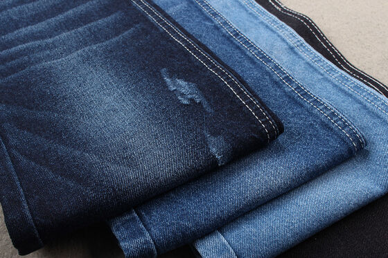 Nuova tendenza della moda riciclo cotone tessuto denim 12% riciclo cotone e 88% cotone 11 OZ eco-compatibile