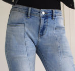 poli tessuto di Elastane del poliestere del cotone del tessuto di Lycra del cotone di 10oz 339g per i jeans delle donne