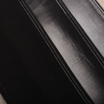 9,5 tessuto crudo nero del denim dello zolfo di Oz